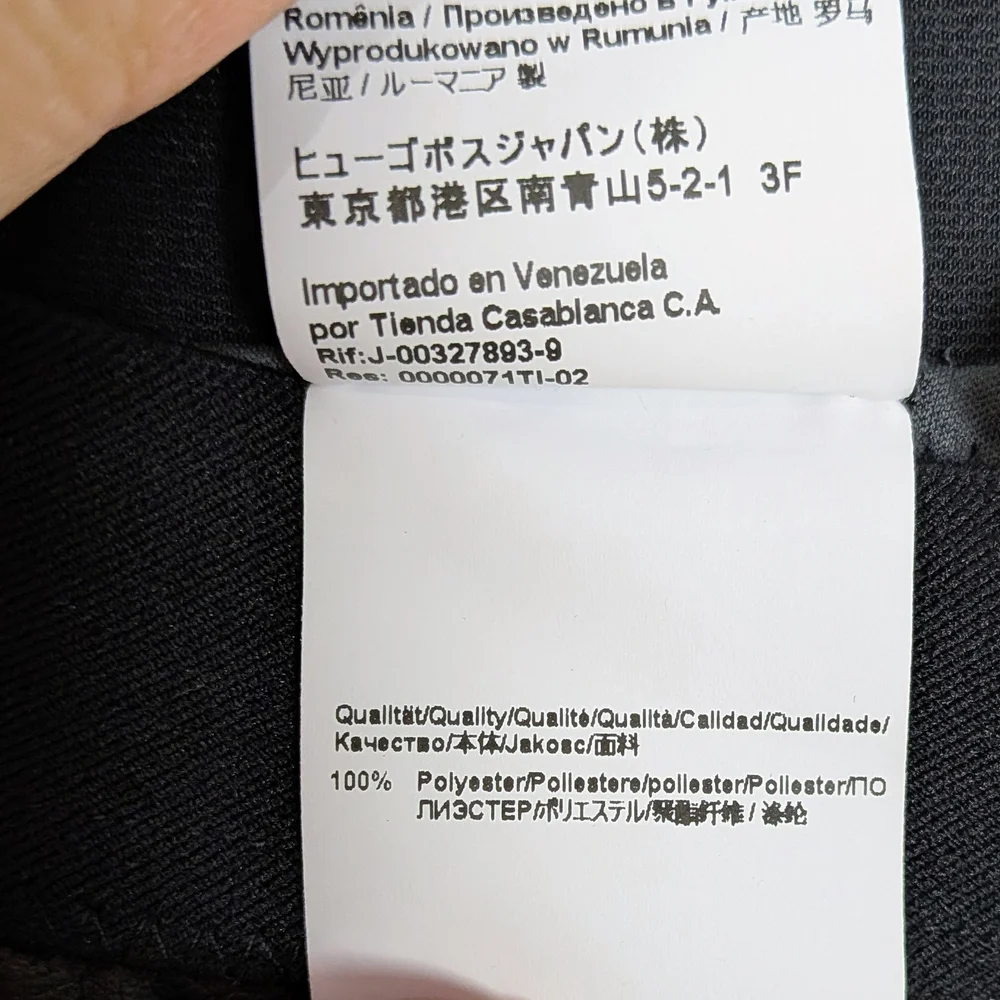 HUGO by Hugo Boss Faux Leather Slim Pants – Black – Women’s 8 - NWOT #129 - Picture 6 of 6